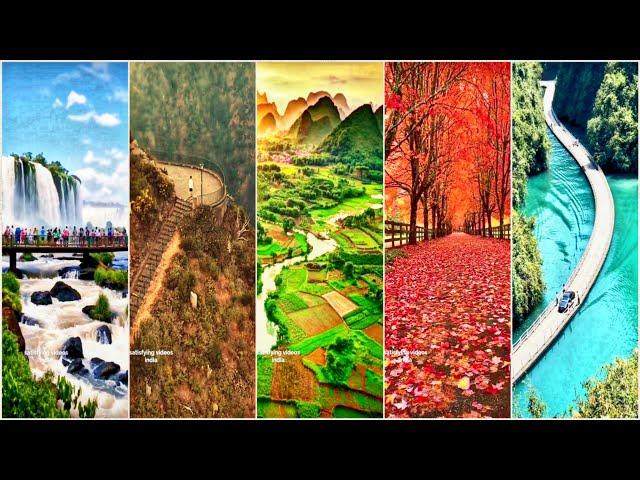 Best Satisfying Beautiful Nature places compilation that will make you relax trip.