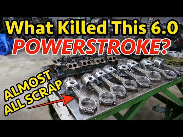 Worst Diesel? 6.0L Ford Powerstroke Teardown. That's A New One To Me! @PowerStrokeTechTalkwARod