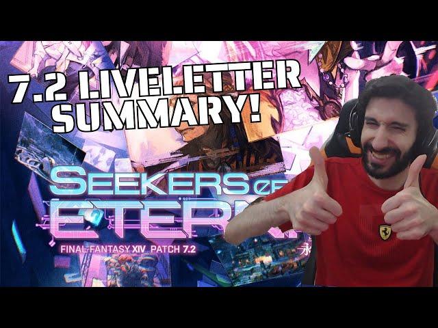 Everything They Showed In The 7.2 Liveletter | Alninio Reacts (FFXIV)