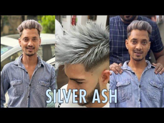 Silver Ash Colour कैसे करें full process in Hindi / step by step सिल्वर एस कलर कैसे करें। #loreal