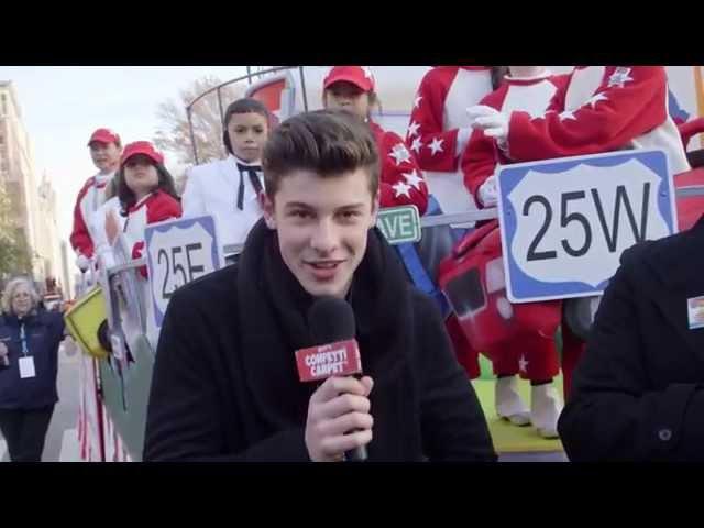 Shawn Mendes Macy's Thanksgiving Parade interview!