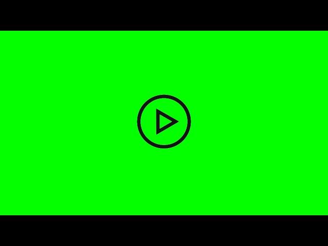 Play and Pause Button GREEN SCREEN HD 1080p60fps +Download Link