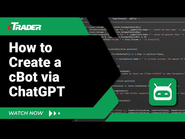 How to Create a cBot via ChatGPT