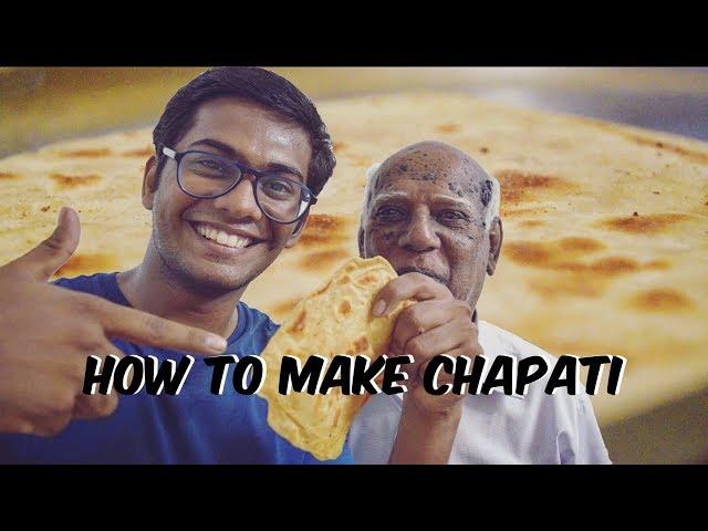 How to make CHAPATI ft. 84 year old grandpa! | TIMVIX Tries