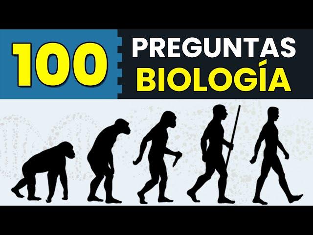   100 Preguntas de BIOLOGÍA con Opciones y Respuestas [Nivel Básico ]