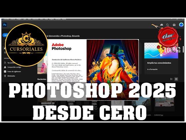 CURSO DE PHOTOSHOP 2025 DESDE CERO - EN UN VIDEO - MÁS DE 11 HORAS DE CURSO