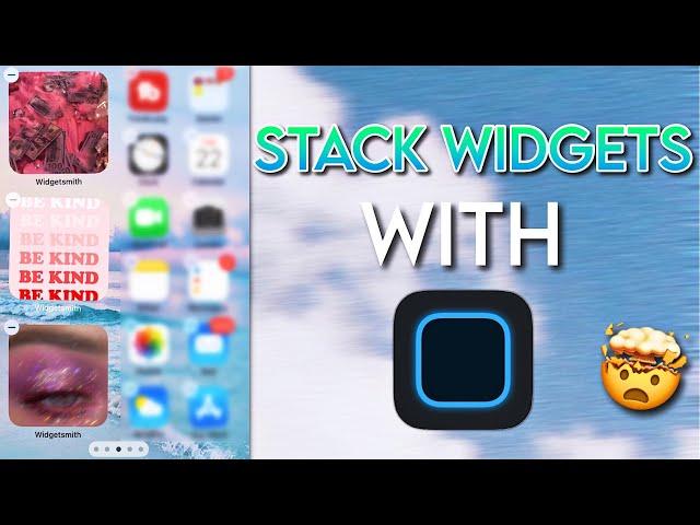 HOW TO STACK WIDGETSMITH WIDGETS | IOS 14