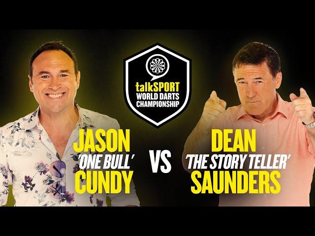 ROUND 1 Jason 'One Bull' Cundy v Dean 'The Story Teller' Saunders |  talkSPORT Darts LIVE! 