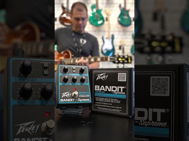 Check out this tone monster, the Peavey Bandit Teal Stripe! #guitartone