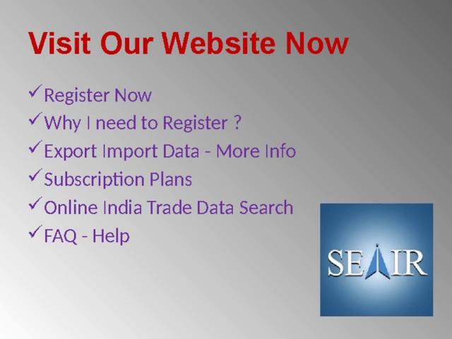 Find more information about foreign trade from Seair Exim