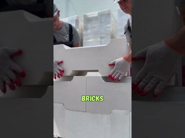 These Bricks Let You Build a House Like Lego! #innovation #building #diy
