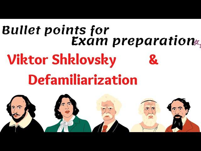 Viktor Shklovsky | Defamiliarization | Art as device