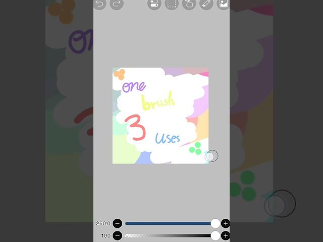 One brush 3 uses?? But how? #ibispaintx #pakistaniartist