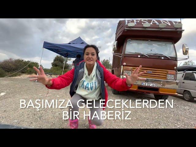 KAMYON KARAVANLA DAĞ BAŞINDA KALDIK/ MAZOT DEPOMUZA SU KOYMUŞLAR #karavan