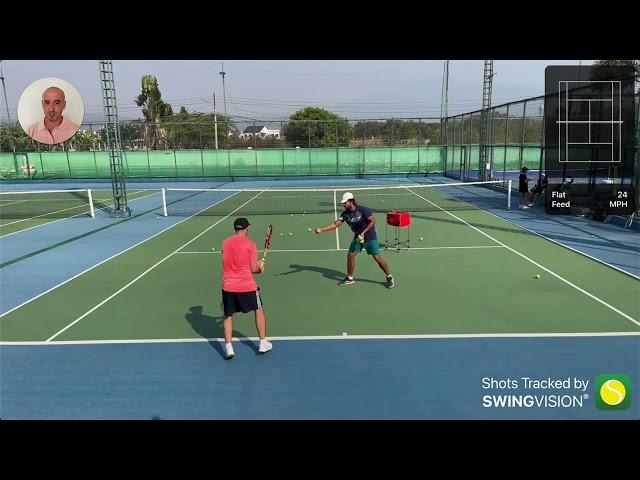 Tennis Lesson With Coach Charles - 23rd March 2023