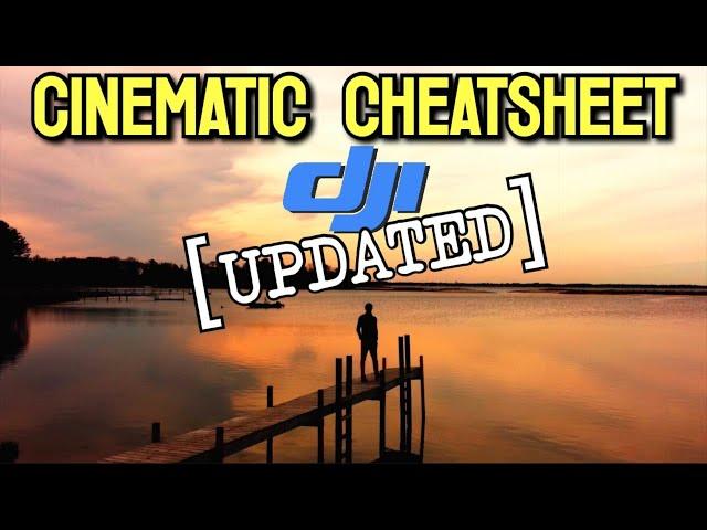 LITERALLY a Drone CheatSheet!  Cinematic Drone Footage: Any Location, Every Time - Tutorial