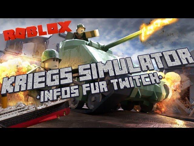 Roblox - Totale Kriegssimulation + Infos für zukünftige Videos