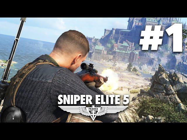 SNIPER ELITE 5 Gameplay Walkthrough Part 1 - MISSION 1 (PS5)