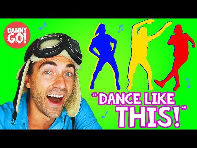 "Dance Like This!"  /// Danny Go! Clap Shake Jump Movement Songs for Kids