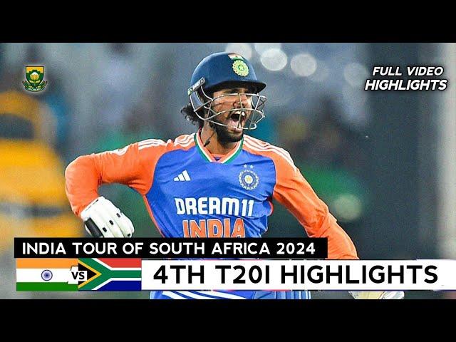 India vs South Africa 4th T20 Full Match Highlights 2024 | IND vs SA 4th T20 2024 Full Highlights