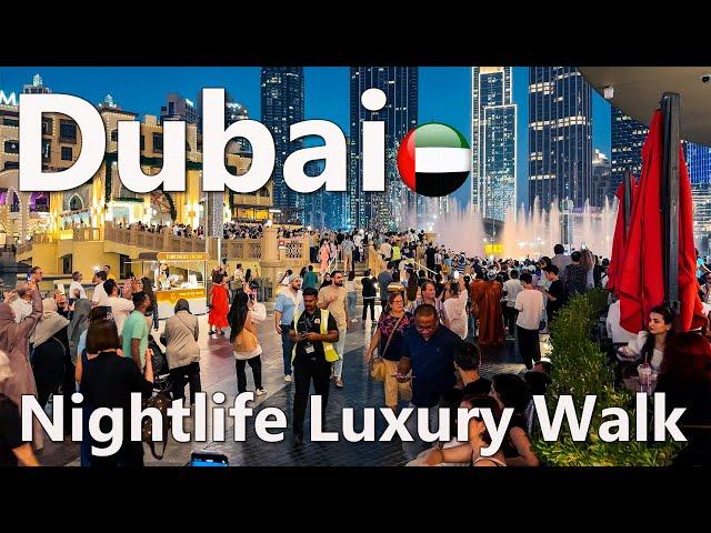  Crazy Dubai Nightlife 2024 Luxury, lights, Skyscrapers and Endless Energy! Walking the Streets.