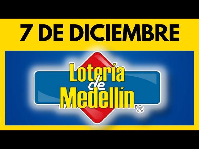 Resultado de la LOTERIA DE MEDELLIN del jueves 7 de diciembre de 2023 