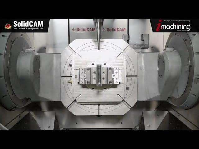 SolidCAM   Multi Sided Machining of Index Handle || ViaSell