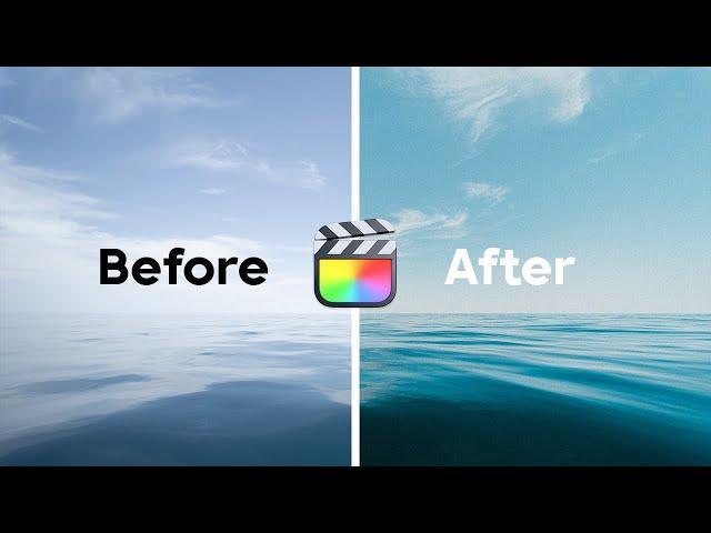 How I COLOUR GRADE in FINAL CUT PRO