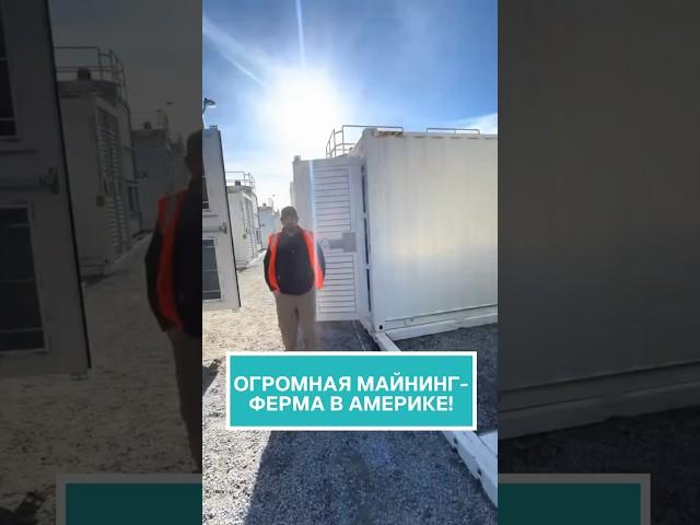 Огромная майнинг-ферма в Америке! #майнинг #крипта #биткоин #каспа #антмайнер #асик #asic #ферма