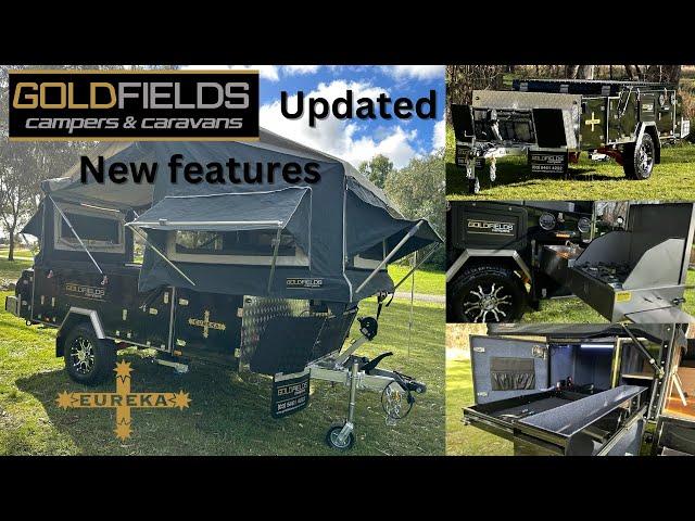 Updated Eureka lightweight camper trailer from Goldfields campers