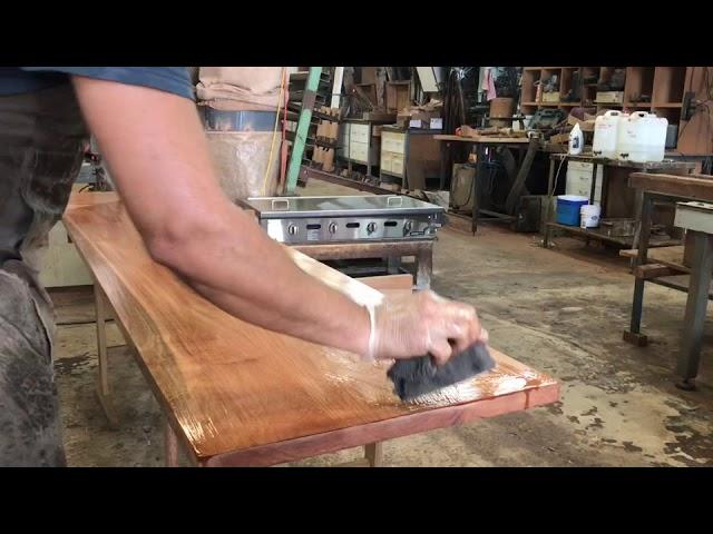 How we apply osmo oil | Dubbeld wood tools