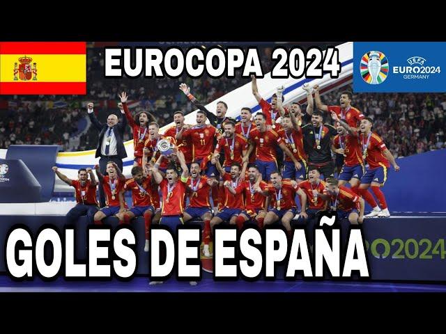 Todos los goles de España en la Eurocopa 2024