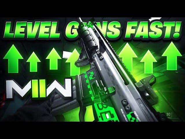 MAX LEVEL IN 20 MINUTES! MOST OP WEAPON XP METHOD in Modern Warfare 2! (Level Up Guns Fast MW2)