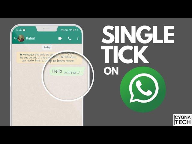 How To Show One Tick On WhatsApp | WhatsApp Single Tick Only | 100% Working Trick