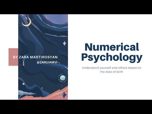 What is numerical psychology?