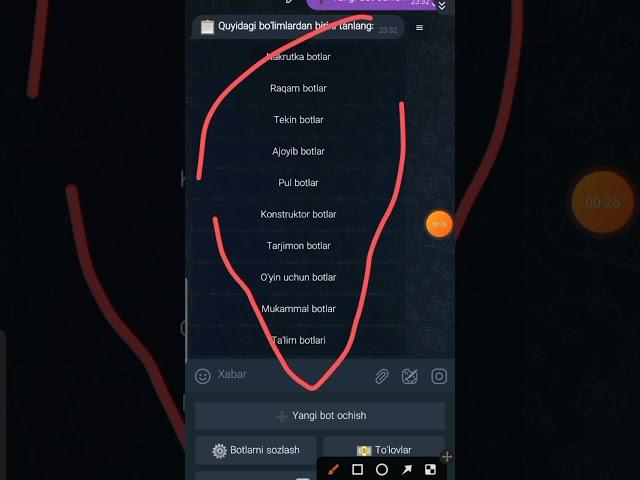 Telegramda bot yaratamiz | Make a bot in Telegram #rek #trending #bot #telegram #uzbekistan