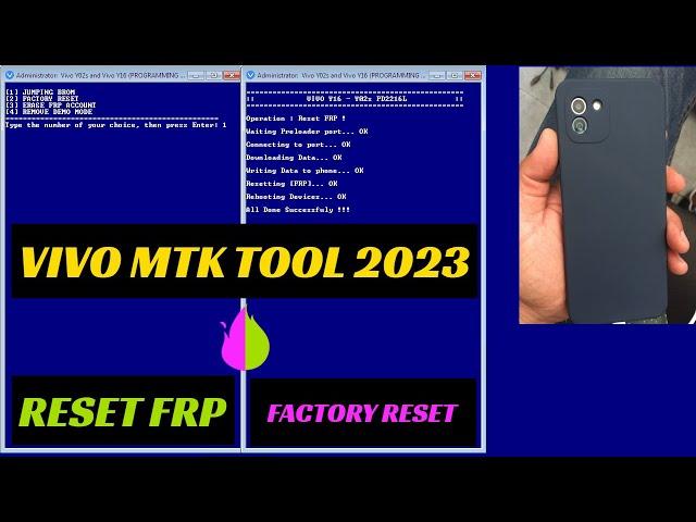 VIVO MTK TOOL 2023 | Reset FRP | Enable BROM | Format Data