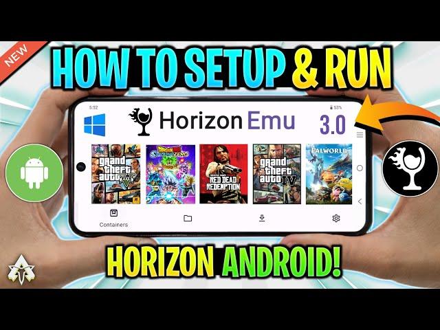  HORIZON EMULATOR ANDROID V3.0 - SETUP/SETTINGS/GAMEPLAY TEST | NEW WINDOWS EMULATOR