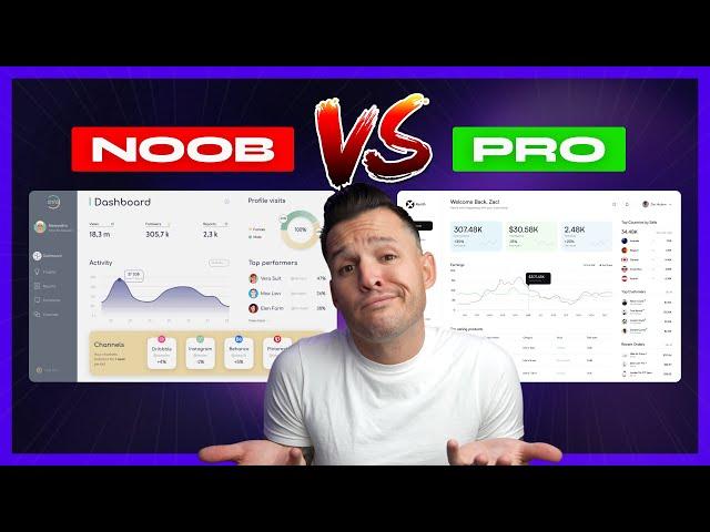 Amateur vs Pro UI Design | with examples