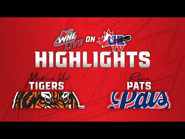 Medicine Hat Tigers at Regina Pats 11/01 | WHL Highlights 2024-25