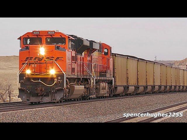 MASSIVE FREIGHT TRAINS 3 !!! (COAL TRAINS) Wyoming