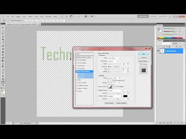 3D Text Tutorial Photoshop: Beginner (WEBSITE DOWN)
