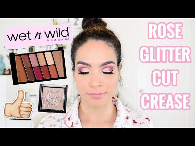 Rose Glitter Cut Crease *drugstore* | Jessica Melgoza