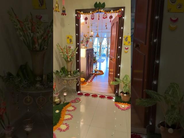 Diwali Decor 2024 #shorts #youtubeshorts #diwalicelebration #diwalidecor #rangoli #homedecor