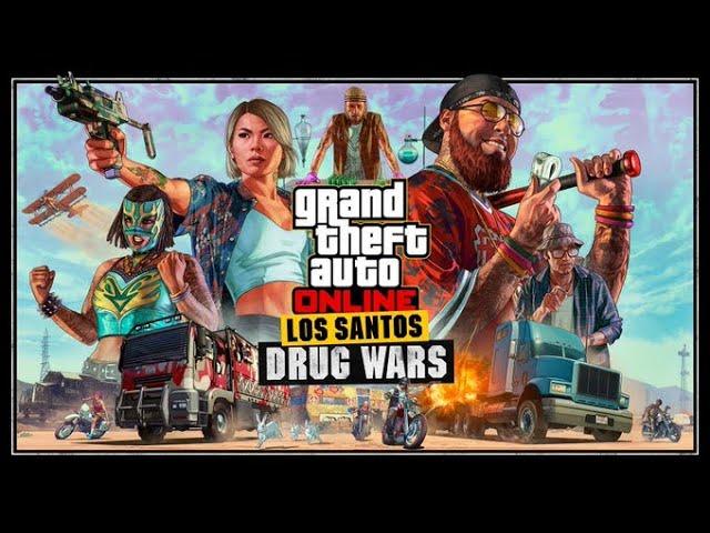 GTA 5 ONLINE (PS5) : LOS SANTOS DRUG WAR WITH KRPTIC GAMER #gtadlc #gtaonline #roadto200 #winterdlc