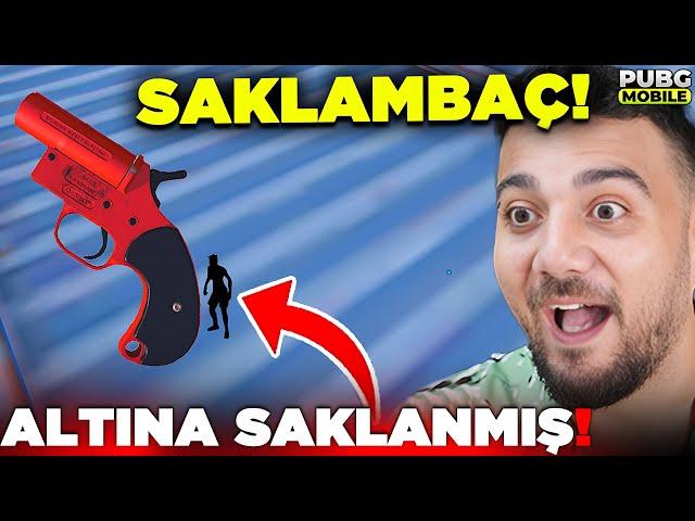 SAKLAMBAÇ ama HERKES KÜÇÜK!  İŞARET FİŞEĞİ KADAR!  PUBG Mobile