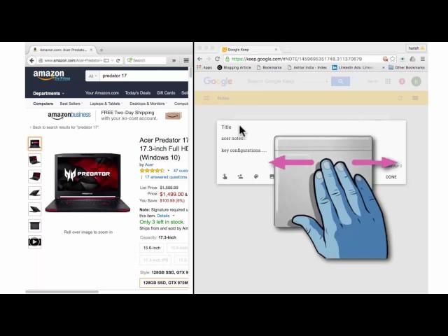 How to split screen on MacBook PRO ?  3 methods demonstrated