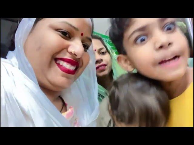 Jinval family vlog.411.Aaj Hum Pahunche apni didi or jija ji Ke ghar Ganapati visarjan Ke Liye