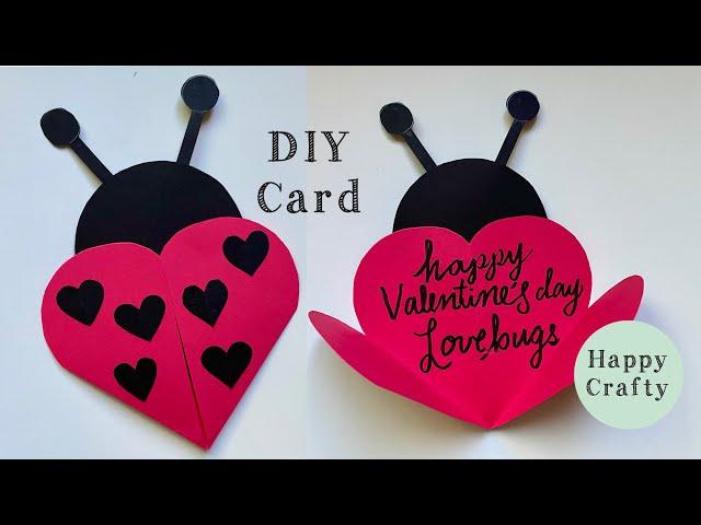 DIY Love Bug Card | Valentine's Day Crafts for Kids
