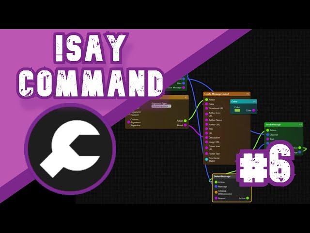 How to make a simple ?say command | Discord Bot Builder